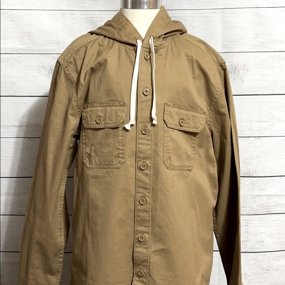 American Eagle Boy's Long Sleeve Button-Up…